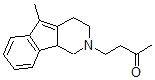 CAS 登录号：46971-49-7， 4-(1,3,4,9b-四氢-5-甲基-2H-茚并(1,2-c)吡啶-2-基)-丁酮