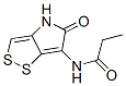 CAS 登录号：4708-23-0， N-(4,5-二氢-5-氧代-1,2-二硫杂环戊烯并[4,3-b]吡咯-6-基)丙酰胺