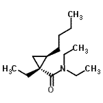CAS 登录号：471278-58-7， (1R,2R)-2-丁基-N,N,1-三乙基环丙烷甲酰胺