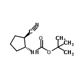 CAS#: 472966-14-6， 2-Methyl-2-Propanyl [(1R,2R)-2-Cyanocyclopentyl]Carbamate