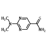 CAS 登录号：473693-87-7， 2-(二甲基氨基)-5-嘧啶硫代甲酰胺