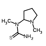CAS 登录号：473707-12-9， 1-甲基-1-(1-甲基吡咯烷-2-基)硫脲