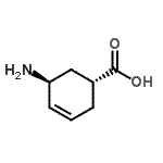 CAS 登录号：473835-77-7， (1R,5S)-5-氨基-3-环己烯-1-羧酸