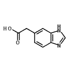 CAS 登录号：473895-86-2， 1H-苯并咪唑-6-基乙酸
