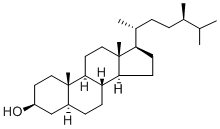 structure of CAS# 474-60-2, (3.beta.,5.alpha.,24R)-Ergostan-3-Ol;(3S,5S,8R,9S,10S,13R,14S,17R)-10,13-Dimethyl-17-[(1R,4R)-1,4,5-Trimethylhexyl]-2,3,4,5,6,7,8,9,11,12,14,15,16,17-Tetradecahydro-1H-Cyclopenta[A]Phenanthren-3-Ol;24Alpha-Methyl-5Alpha-Cholestan-3Beta-Ol;24Beta-Ethylcholestanol