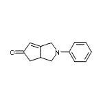 CAS 登录号：474095-48-2， 2-苯基-2,3,3A,4-四氢环戊烯并[c]吡咯-5(1H)-酮