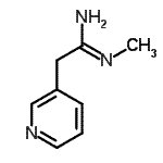 CAS 登录号：474310-97-9， (1E)-N'-甲基-2-(3-吡啶基)乙脒