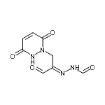 CAS 登录号：474333-21-6， N'-[(2E)-1-(3,6-二氧代-3,6-二氢-1(2H)-哒嗪基)-3-氧代-2-丙基亚基]甲酰肼