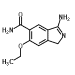 CAS 登录号：474554-90-0， 3-氨基-6-乙氧基-1H-异吲哚-5-甲酰胺