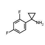 CAS#: 474709-81-4， 1-(2,4-Difluorophenyl)Cyclopropanamine