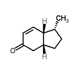 CAS 登录号：475051-24-2， (1R,3aR,7aR)-1-甲基-1,2,3,3A,4,7A-六氢-5H-茚-5-酮