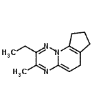CAS 登录号：475559-80-9， 2-乙基-3-甲基-6,7,8,9-四氢环戊烯并[5,6]吡啶并[1,2-b][1,2,4]三嗪