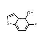 CAS 登录号：476199-22-1， 5-氟-1-苯并噻吩-4-醇