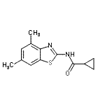 CAS 登录号：476278-59-8， N-(4,6-二甲基-1,3-苯并噻唑-2-基)环丙烷甲酰胺
