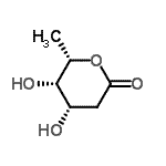 CAS 登录号：476468-28-7， (4S,5S,6S)-4,5-二羟基-6-甲基四氢-2H-吡喃-2-酮