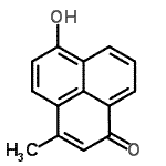 CAS 登录号：477202-50-9， 6-羟基-3-甲基-1H-萘嵌苯-1-酮