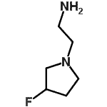 CAS 登录号：477577-18-7， 2-(3-氟-1-吡咯烷基)乙胺