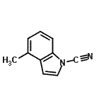 CAS#: 477862-66-1， 4-Methyl-1H-Indole-1-Carbonitrile