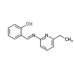 CAS 登录号：477878-37-8， 2-{(E)-[(6-乙基-2-吡啶基)亚氨基]甲基}苯酚
