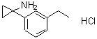 CAS#: 477956-26-6， 1-(3-Ethylphenyl)Cyclopropanamine Hydrochloride (1:1)