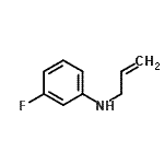 CAS 登录号：477983-23-6， N-烯丙基-3-氟苯胺
