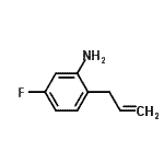 CAS 登录号：477983-59-8， 2-烯丙基-5-氟苯胺
