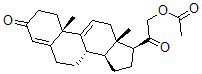 CAS 登录号：4780-55-6， 9,11-去氢脱氧皮质酮 21-乙酸酯