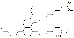 CAS 登录号：47818-40-6， 6-(9-羧基-1-壬烯基)-4,5-二己基环己-2-烯-1-辛酸