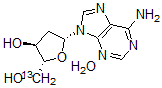 CAS 登录号：478510-77-9， 2'-脱氧-腺苷-5'-13C 单水合物