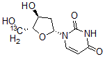 CAS 登录号：478510-91-7， 2'-脱氧-尿苷-5'-13C