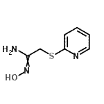 CAS#: 479080-09-6， N'-Hydroxy-2-(2-Pyridinylsulfanyl)Ethanimidamide