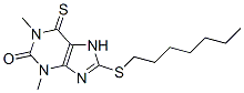 CAS#: 4791-39-3， 6,7-Dihydro-1,3-Dimethyl-8-(Heptylthio)-6-Thioxo-1H-Purin-2(3H)-One