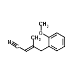 CAS 登录号：479257-52-8， (2E)-4-(2-甲氧基苯基)-3-甲基-2-丁烯腈