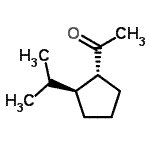 CAS 登录号：479414-42-1， 1-[(1R,2S)-2-异丙基环戊基]乙酮