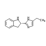 CAS 登录号：480423-36-7， (2S)-2-(5-乙基-1H-咪唑-2-基)吲哚啉