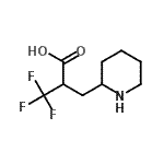 CAS 登录号：480438-80-0， 3,3,3-三氟-2-(2-哌啶基甲基)丙酸