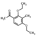 CAS 登录号：480439-34-7， 1-(2,4-二乙氧基-3-甲基苯基)乙酮