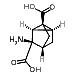 CAS 登录号：482373-22-8， (1R,2R,3R,4S,6S)-3-氨基-三环[2.2.1.02,6]庚烷-1,3-二甲酸