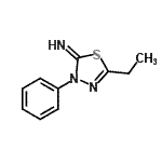 CAS 登录号：483340-87-0， 5-乙基-3-苯基-1,3,4-噻二唑-2(3H)-亚胺