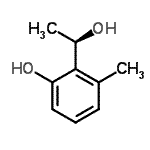 CAS 登录号：484016-53-7， 2-[(1R)-1-羟基乙基]-3-甲基苯酚