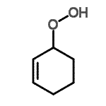 CAS 登录号：4845-05-0， 2-环己烯-1-基氢过氧化物