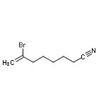 结构式 CAS# 485320-19-2, 7-溴-7-辛烯腈