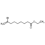结构式 CAS# 485320-26-1, 乙基8-溴-8-壬烯酸酯