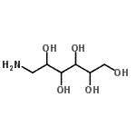 CAS 登录号：488-42-6， 1-氨基-1-脱氧己糖醇