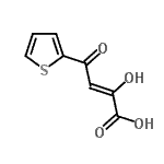 CAS 登录号：488111-17-7， (2Z)-2-羟基-4-氧代-4-(2-噻吩基)-2-丁烯酸