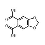 CAS 登录号：490-26-6， 1,3-苯并二氧戊环-5,6-二甲酸