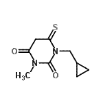 CAS#: 491615-30-6， 1-(Cyclopropylmethyl)-3-Methyl-6-Thioxodihydro-2,4(1H,3H)-Pyrimidinedione