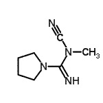 CAS#: 491617-18-6， N-Cyano-N-Methyl-1-Pyrrolidinecarboximidamide