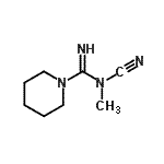 CAS 登录号：491617-21-1， N-氰基-N-甲基-1-哌啶甲脒