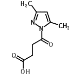 CAS#: 491831-88-0， 4-(3,5-Dimethyl-1H-Pyrazol-1-Yl)-4-Oxobutanoic Acid